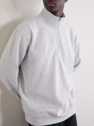 lululemon Steady State Cotton-Blend Jersey Half-Zip Sweatshirt - Men | Thumbnail 5 lululemon Steady State Cotton-Blend Jersey Half-Zip Sweatshirt - Men | Thumbnail 5