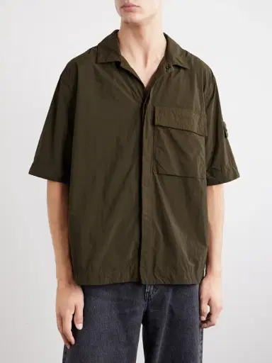 Stone Island STONE ISLAND GHOST Brushed Nylon Shirt - Men | Thumbnail 3 Stone Island STONE ISLAND GHOST Brushed Nylon Shirt - Men | Thumbnail 3