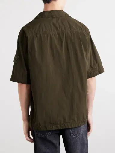 Stone Island STONE ISLAND GHOST Brushed Nylon Shirt - Men | Thumbnail 4 Stone Island STONE ISLAND GHOST Brushed Nylon Shirt - Men | Thumbnail 4