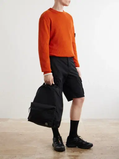 Stone Island Logo-Appliqué Shell Backpack - Men | Thumbnail 2 Stone Island Logo-Appliqué Shell Backpack - Men | Thumbnail 2