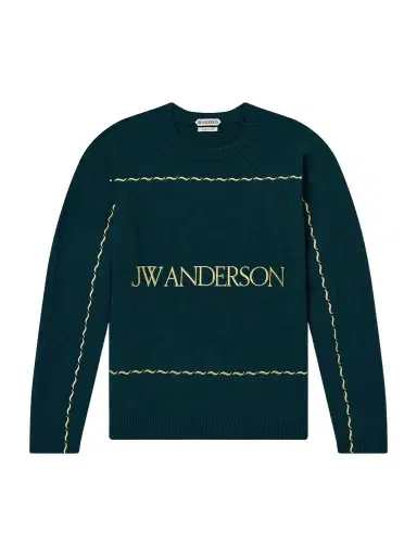 JW Anderson Logo-Embroidered Wool Sweater - Men | Thumbnail 1 JW Anderson Logo-Embroidered Wool Sweater - Men | Thumbnail 1