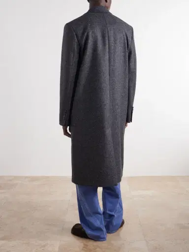 JW Anderson Double-Breasted Brushed Wool Coat - Men | Thumbnail 4 JW Anderson Double-Breasted Brushed Wool Coat - Men | Thumbnail 4