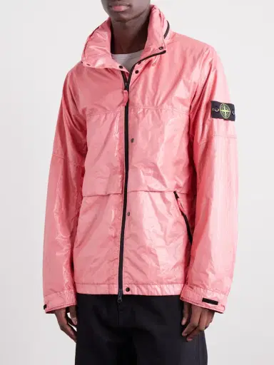 Stone Island Garment-Dyed Crinkled Nylon 3L-TC Hooded Jacket - Men | Thumbnail 3 Stone Island Garment-Dyed Crinkled Nylon 3L-TC Hooded Jacket - Men | Thumbnail 3