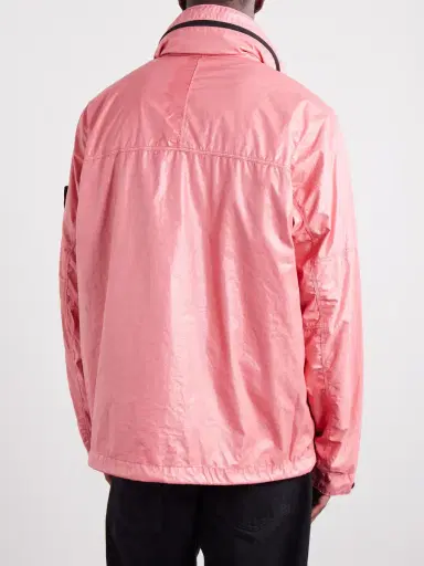 Stone Island Garment-Dyed Crinkled Nylon 3L-TC Hooded Jacket - Men | Thumbnail 4 Stone Island Garment-Dyed Crinkled Nylon 3L-TC Hooded Jacket - Men | Thumbnail 4