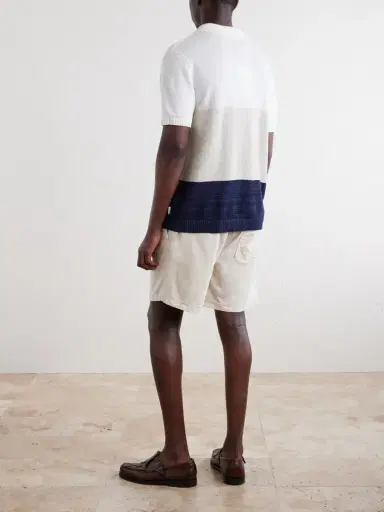 Onia Linen, Silk and Cotton-Blend Polo Shirt - Men | Thumbnail 4 Onia Linen, Silk and Cotton-Blend Polo Shirt - Men | Thumbnail 4