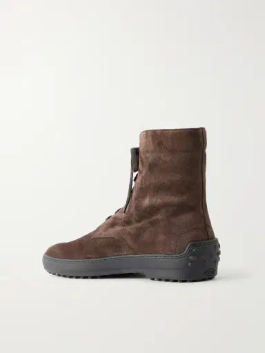 Tod's Winter Gommino Suede Boots - Men | Thumbnail 4 Tod's Winter Gommino Suede Boots - Men | Thumbnail 4