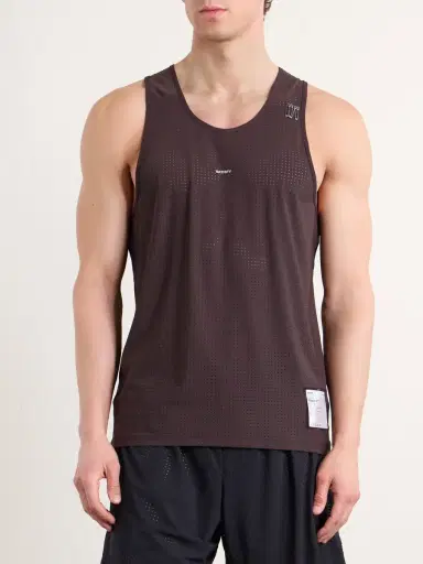 Satisfy Embellished Logo-Appliquéd Space-O™ Mesh Tank Top - Men | Thumbnail 3 Satisfy Embellished Logo-Appliquéd Space-O™ Mesh Tank Top - Men | Thumbnail 3