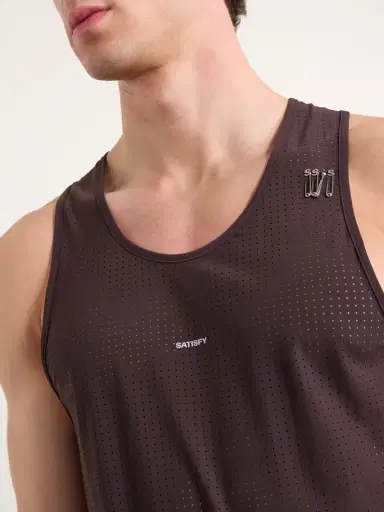 Satisfy Embellished Logo-Appliquéd Space-O™ Mesh Tank Top - Men | Thumbnail 5 Satisfy Embellished Logo-Appliquéd Space-O™ Mesh Tank Top - Men | Thumbnail 5