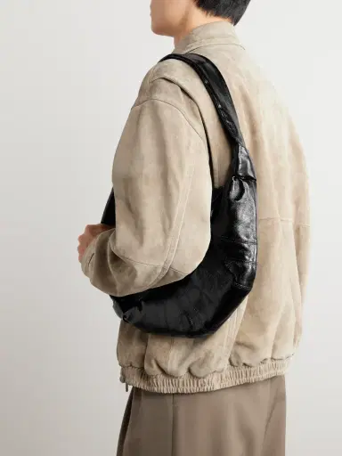 Lemaire Croissant Small Coated-Cotton Messenger Bag - Men | Thumbnail 2