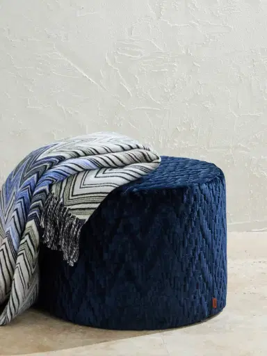 Missoni Home Fossile Plush-Jacquard Pouf - Men | Thumbnail 2