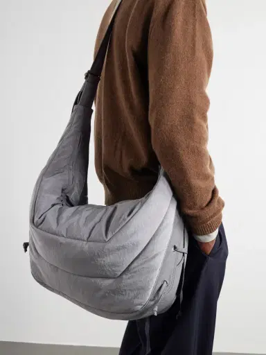 Lemaire Soft Game Large Quilted Nylon-Canvas Messenger Bag - Men | Thumbnail 3 Lemaire Soft Game Large Quilted Nylon-Canvas Messenger Bag - Men | Thumbnail 3