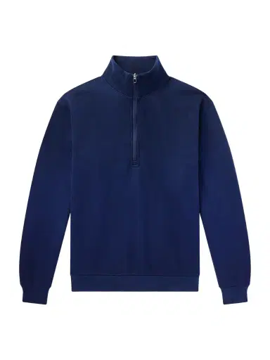 lululemon Steady State Cotton-Blend Jersey Half-Zip Sweatshirt - Men | Thumbnail 1 lululemon Steady State Cotton-Blend Jersey Half-Zip Sweatshirt - Men | Thumbnail 1