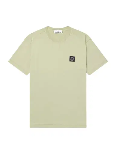 Stone Island Logo-Appliquéd Garment-Dyed Cotton-Jersey T-Shirt - Men | Thumbnail 1