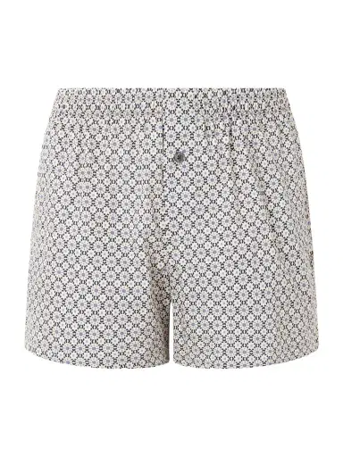 Zimmerli Printed Cotton-Sateen Boxer Shorts - Men | Thumbnail 1 Zimmerli Printed Cotton-Sateen Boxer Shorts - Men | Thumbnail 1