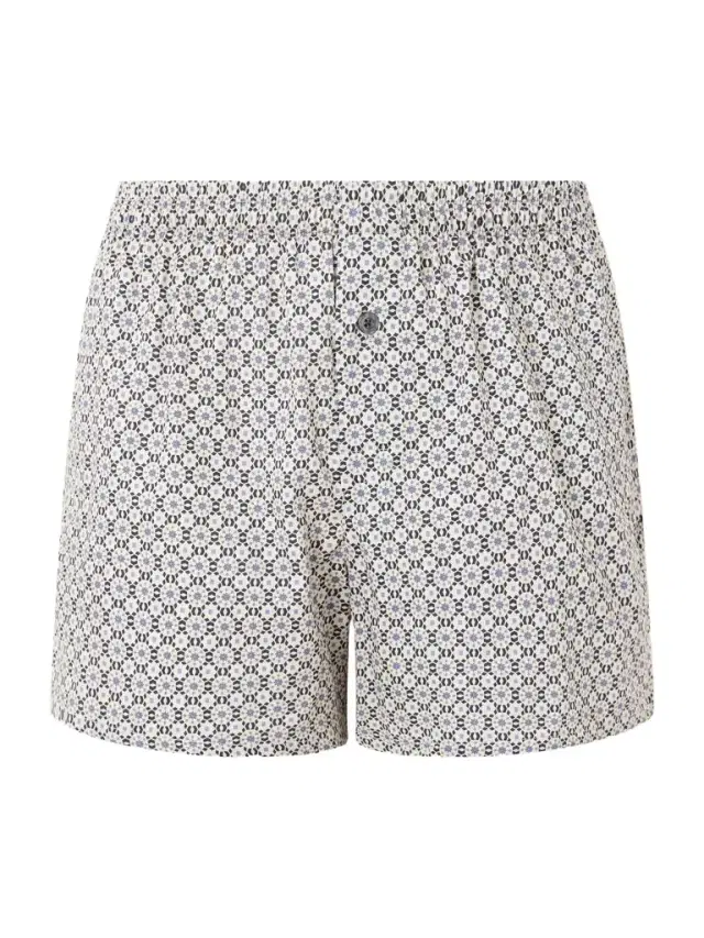 Zimmerli Printed Cotton-Sateen Boxer Shorts - Men