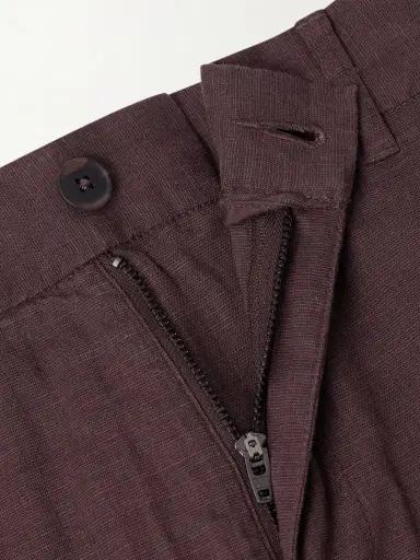 Onia Straight-Leg Linen-Blend Trousers - Men | Thumbnail 6