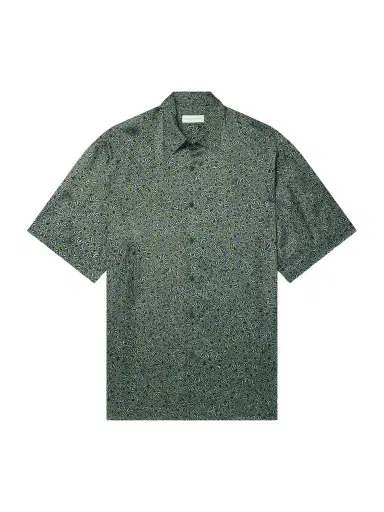 Dries Van Noten Camp-Collar Printed Satin Shirt - Men | Thumbnail 1