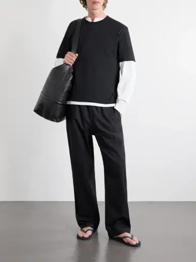 Studio Nicholson Bric Cotton-Jersey T-Shirt - Men | Thumbnail 2 Studio Nicholson Bric Cotton-Jersey T-Shirt - Men | Thumbnail 2