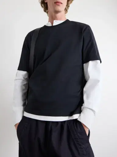 Studio Nicholson Bric Cotton-Jersey T-Shirt - Men | Thumbnail 5 Studio Nicholson Bric Cotton-Jersey T-Shirt - Men | Thumbnail 5