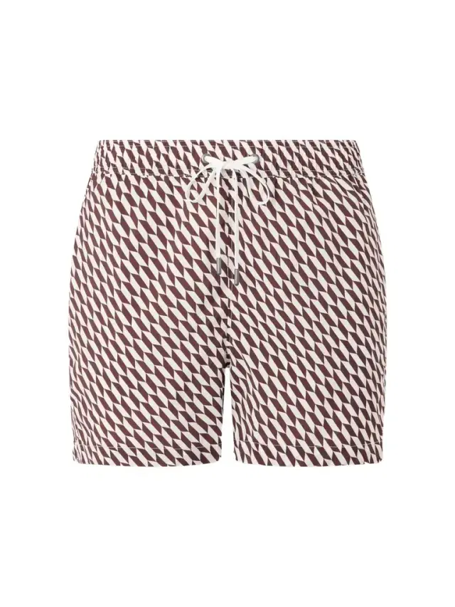 Charles Straight-Leg Mid-Length Printed Swim Shorts - Men Charles Straight-Leg Mid-Length Printed Swim Shorts - Men