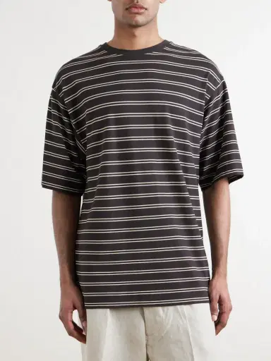 Kaptain Sunshine Striped Cotton-Jersey T-Shirt - Men | Thumbnail 3 Kaptain Sunshine Striped Cotton-Jersey T-Shirt - Men | Thumbnail 3