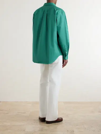 Aimé Leon Dore Logo-Embroidered Cotton Shirt - Men | Thumbnail 4 Aimé Leon Dore Logo-Embroidered Cotton Shirt - Men | Thumbnail 4