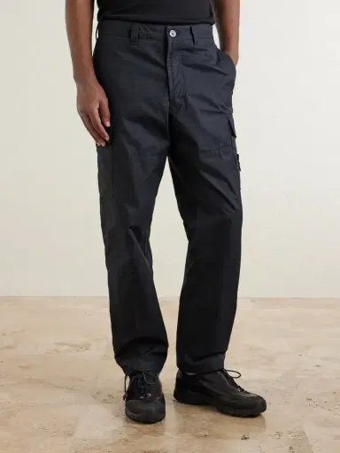 Stone Island STONE ISLAND GHOST Straight-Leg Logo-Appliquéd Cotton-Canvas Cargo Trousers - Men | Thumbnail 3 Stone Island STONE ISLAND GHOST Straight-Leg Logo-Appliquéd Cotton-Canvas Cargo Trousers - Men | Thumbnail 3