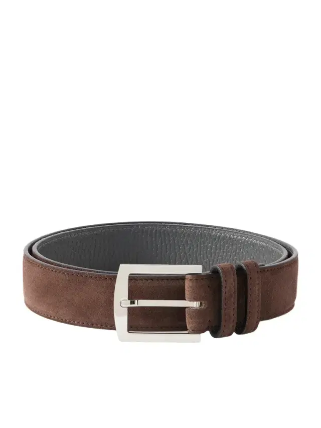Kiton 3.5cm Suede Belt - Men