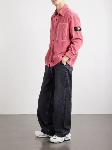 Stone Island Organic Cotton-Corduroy Overshirt - Men | Thumbnail 2 Stone Island Organic Cotton-Corduroy Overshirt - Men | Thumbnail 2