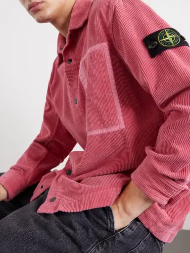 Stone Island Organic Cotton-Corduroy Overshirt - Men | Thumbnail 5 Stone Island Organic Cotton-Corduroy Overshirt - Men | Thumbnail 5