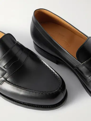 J.M. Weston 180 Moccasin Leather Penny Loafers - Men | Thumbnail 5 J.M. Weston 180 Moccasin Leather Penny Loafers - Men | Thumbnail 5