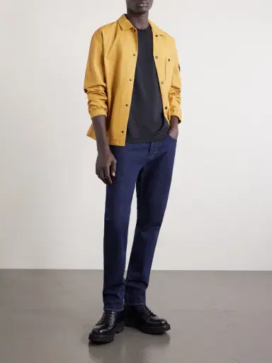 Stone Island Logo-Appliquéd Garment-Dyed Cotton-Jersey T-Shirt - Men | Thumbnail 2 Stone Island Logo-Appliquéd Garment-Dyed Cotton-Jersey T-Shirt - Men | Thumbnail 2