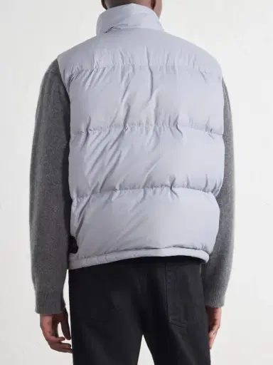 Stone Island Logo-Appliquéd Padded Quilted CORDURA® Ripstop Down Vest - Men | Thumbnail 4