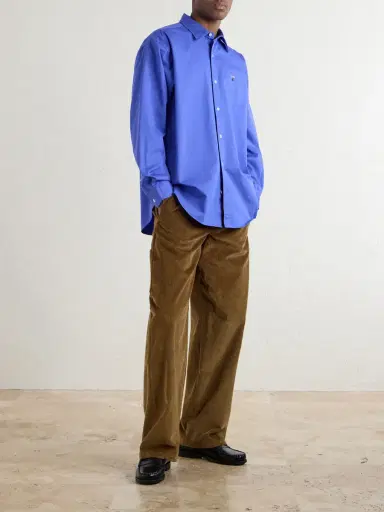 Aimé Leon Dore Logo-Embroidered Cotton Shirt - Men | Thumbnail 2 Aimé Leon Dore Logo-Embroidered Cotton Shirt - Men | Thumbnail 2