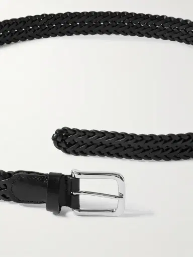 Anderson's 3cm Woven Leather Belt - Men | Thumbnail 2