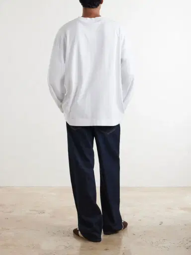 Dries Van Noten Hegland Cotton-Jersey T-Shirt - Men | Thumbnail 4