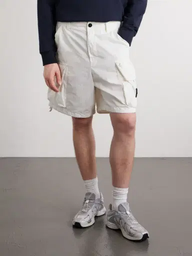 Stone Island Straight-Leg Camouflage-Print Ripstop Cotton-Blend Shorts - Men | Thumbnail 3 Stone Island Straight-Leg Camouflage-Print Ripstop Cotton-Blend Shorts - Men | Thumbnail 3