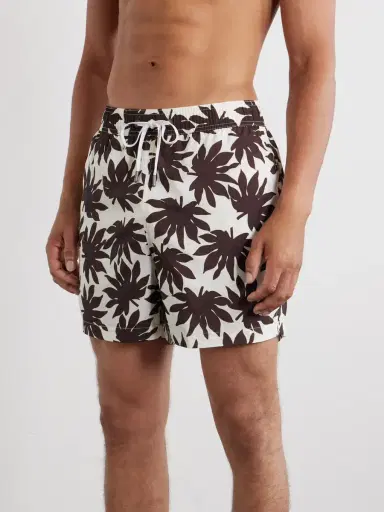 Onia Charles Straight-Leg Mid-Length Printed Swim Shorts - Men | Thumbnail 2
