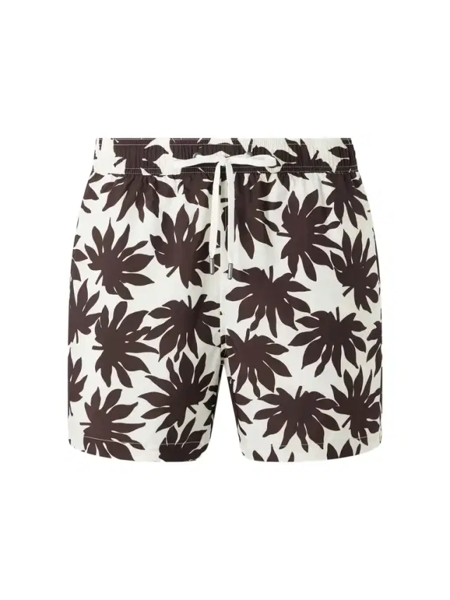 Charles Straight-Leg Mid-Length Printed Swim Shorts - Men Charles Straight-Leg Mid-Length Printed Swim Shorts - Men