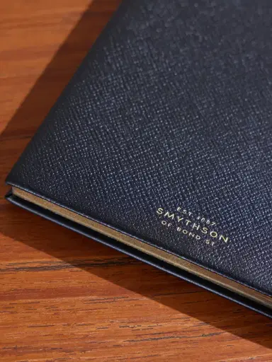 Smythson 2027 Soho Panama Cross-Grain Leather Diary - Men | Thumbnail 4 Smythson 2027 Soho Panama Cross-Grain Leather Diary - Men | Thumbnail 4