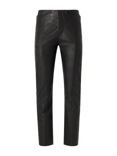 ADON Slim-Fit Straight-Leg Panelled Leather Trousers - Men | Thumbnail 1 ADON Slim-Fit Straight-Leg Panelled Leather Trousers - Men | Thumbnail 1