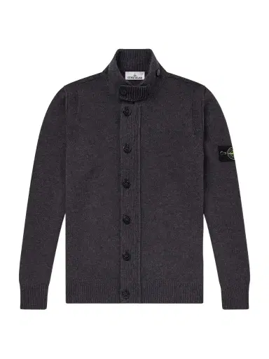 Stone Island Virgin Wool-Blend Cardigan - Men | Thumbnail 1 Stone Island Virgin Wool-Blend Cardigan - Men | Thumbnail 1