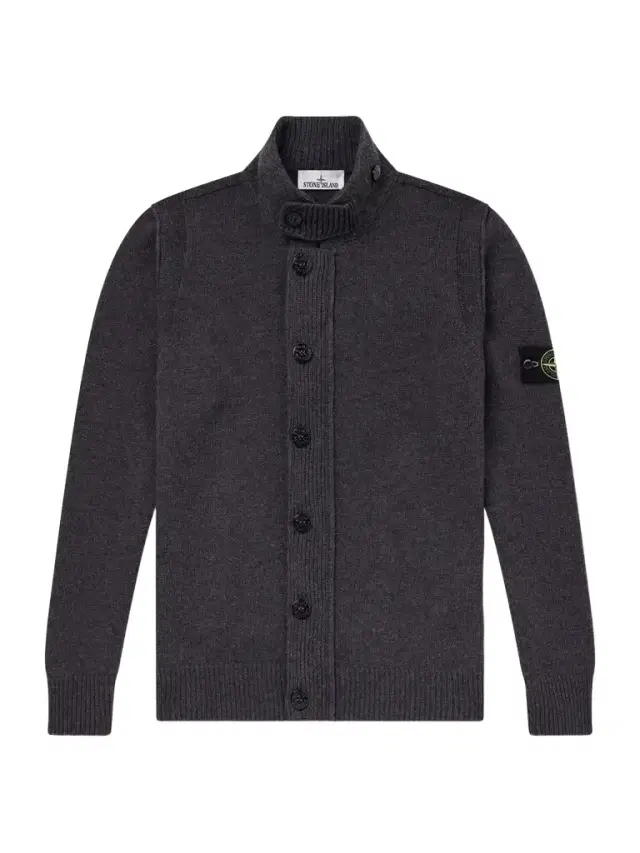 Virgin Wool-Blend Cardigan - Men