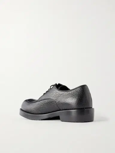 Dries Van Noten Textured-Leather Derby Shoes - Men | Thumbnail 4