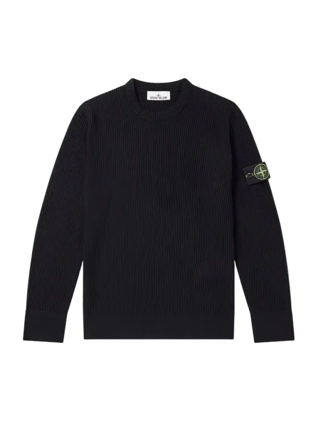 Logo-Appliquéd Ribbed Virgin Wool Sweater - Men