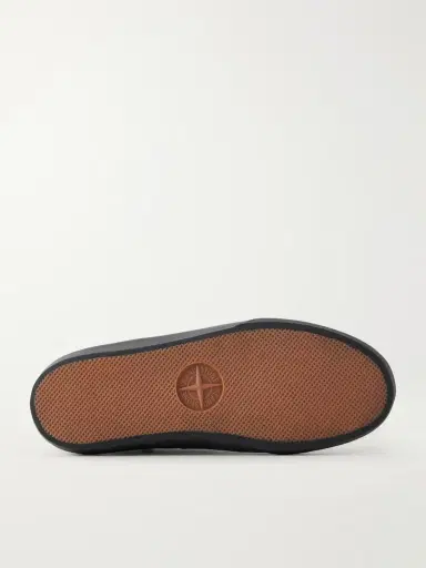 Stone Island Suede-Trimmed Canvas Sneakers - Men | Thumbnail 3