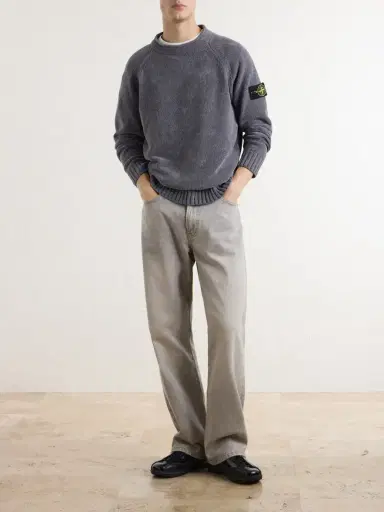 Stone Island Mouliné Cotton-Chenille Sweater - Men | Thumbnail 2 Stone Island Mouliné Cotton-Chenille Sweater - Men | Thumbnail 2