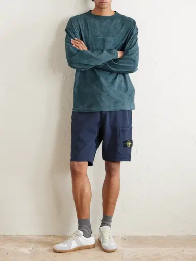 Stone Island Logo-Print Cotton-Jersey T-Shirt - Men | Thumbnail 2 Stone Island Logo-Print Cotton-Jersey T-Shirt - Men | Thumbnail 2