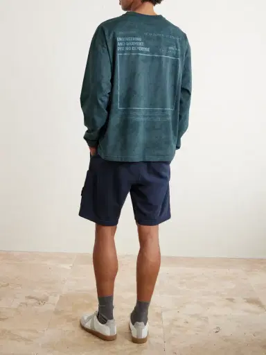 Stone Island Logo-Print Cotton-Jersey T-Shirt - Men | Thumbnail 4 Stone Island Logo-Print Cotton-Jersey T-Shirt - Men | Thumbnail 4