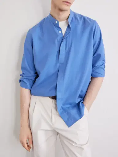 Anderson & Sheppard Silk Shirt - Men | Thumbnail 5 Anderson & Sheppard Silk Shirt - Men | Thumbnail 5